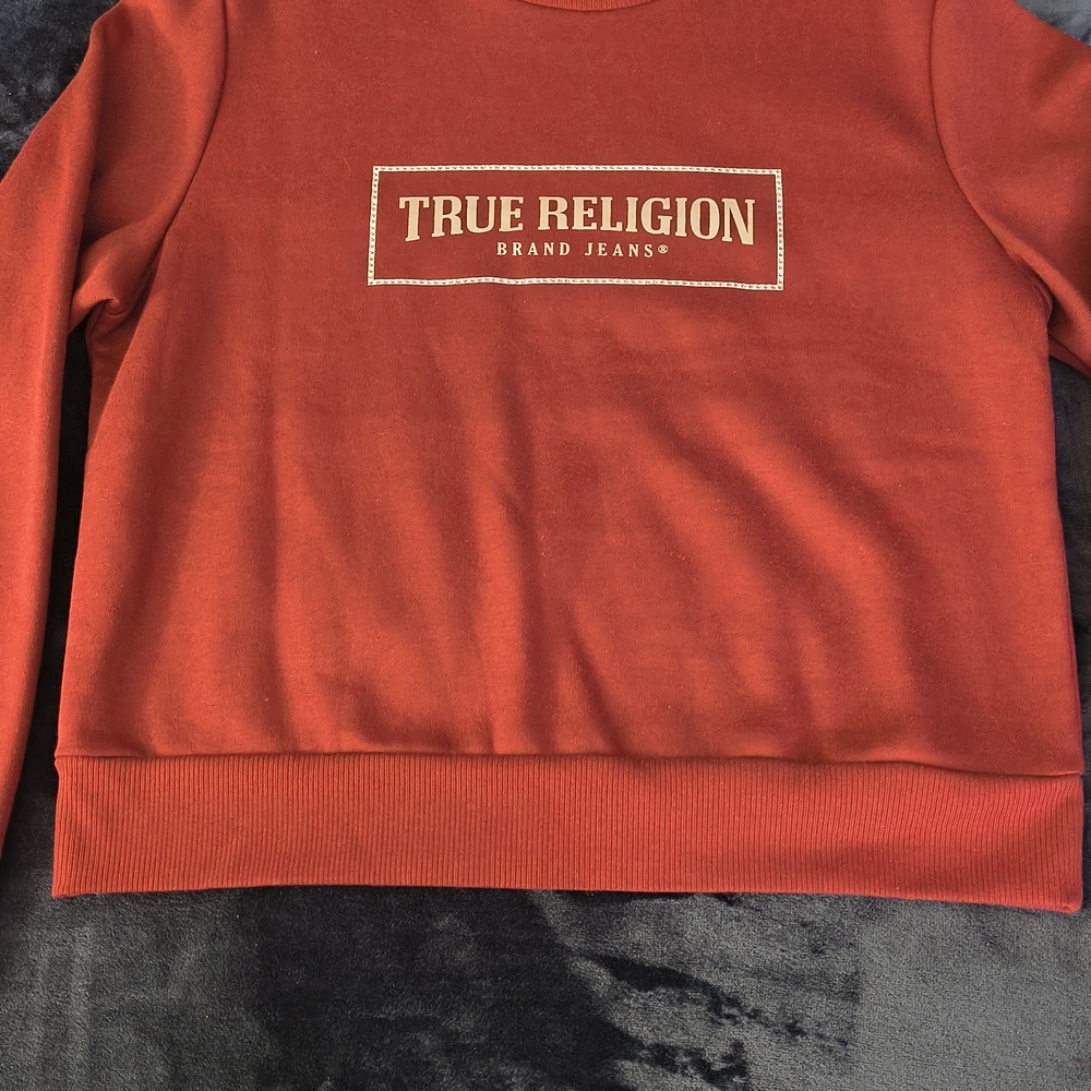 True Religion Burgundy Sweatshirt